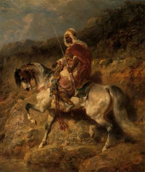 阿道夫 施賴爾 An Arab Horseman On The March